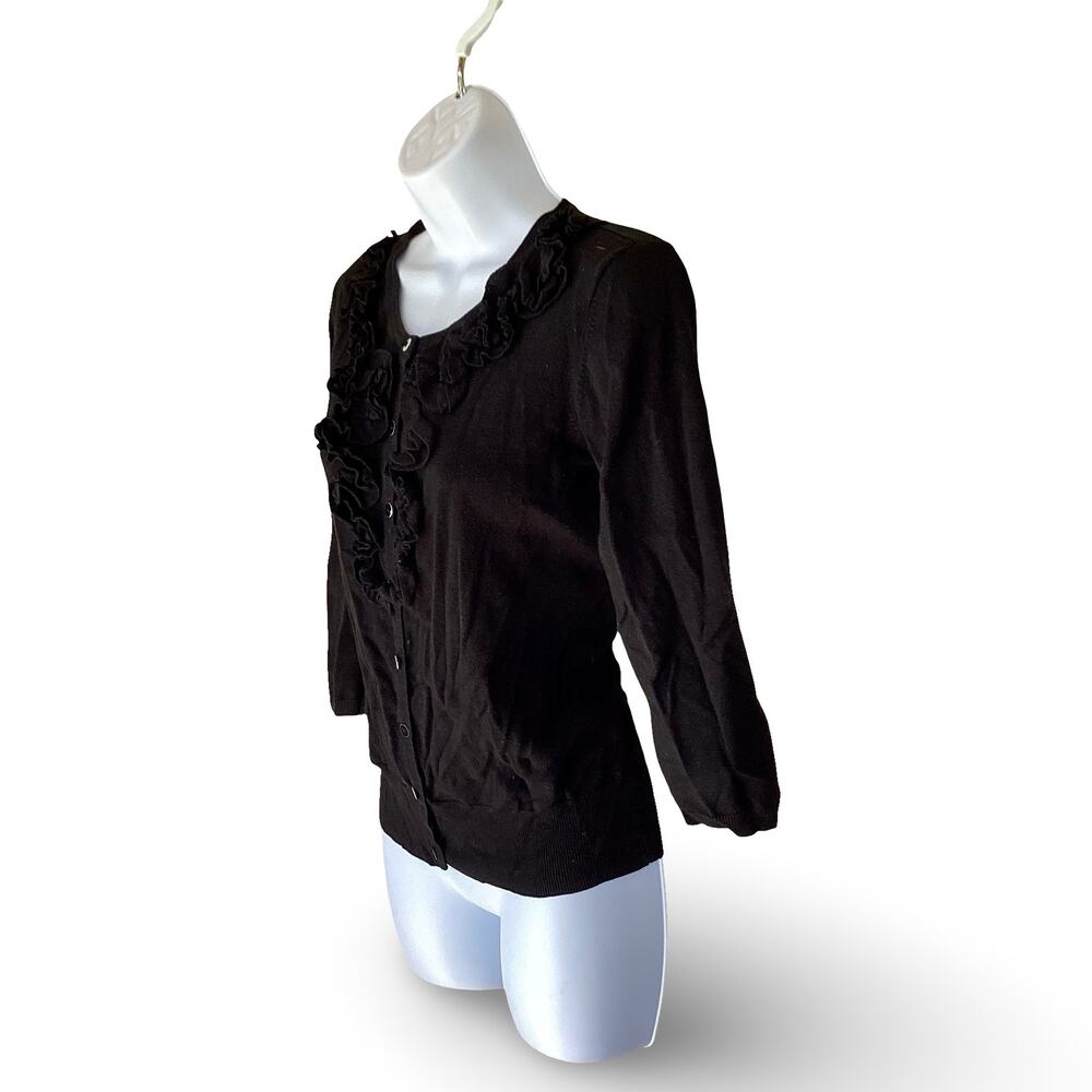 Tracy M Ruffle Front Cardigan - Picture 4 of 9